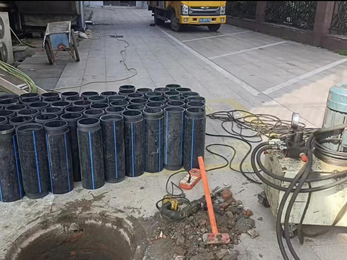 宁化PE置换管厂家 DN315置换管 非开挖管短管置换